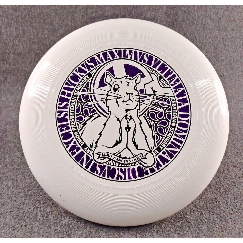 Discraft 175 gram Ultra Star Professional Sportdisc White Union Presbyterian